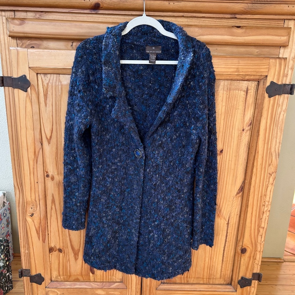 Fenn‎ Wright Manson Long Cardigan Sweater Wool Alpaca Mohair Blend Women Large